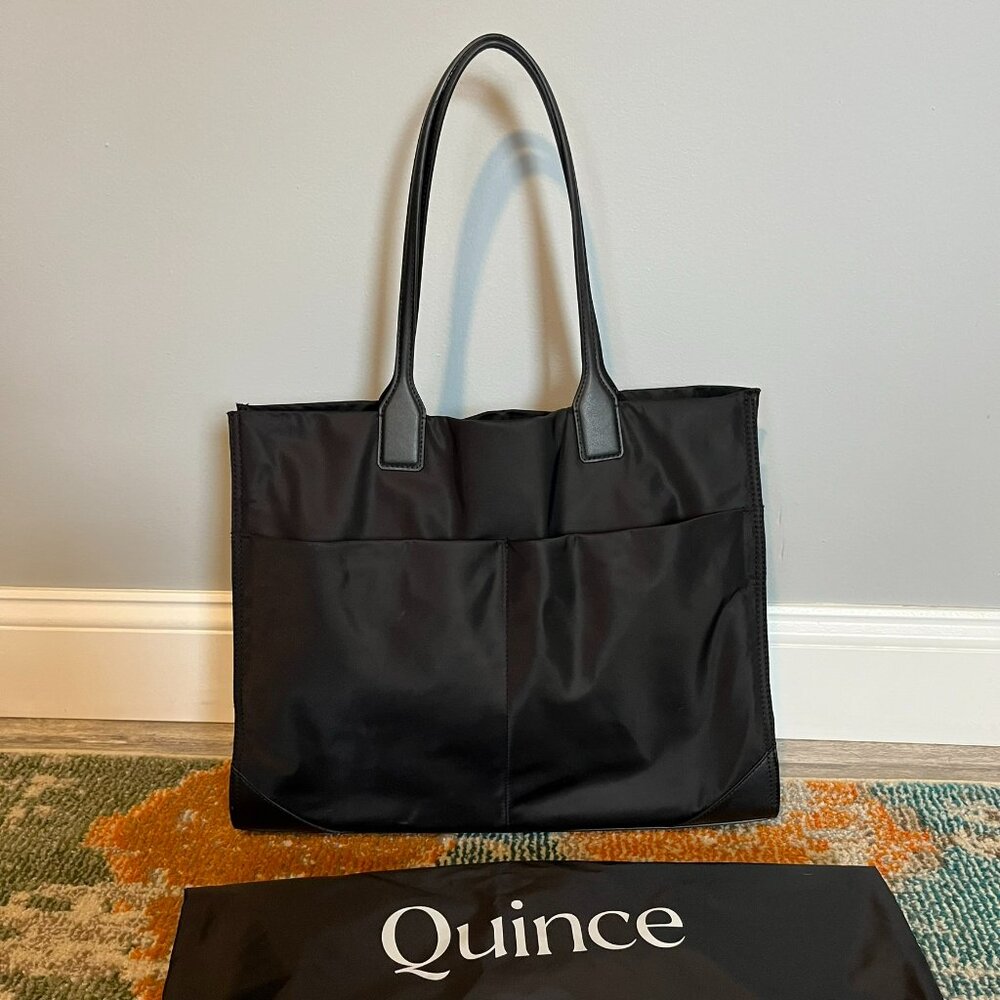 Quince Black Tote Bag